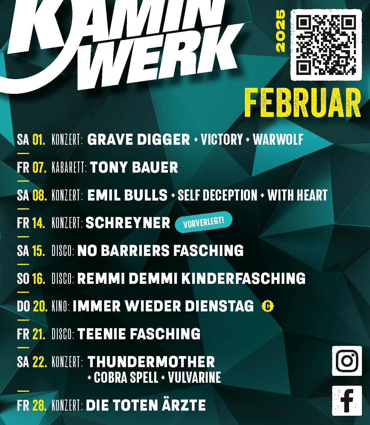 Kaminwerk Programm im Februar